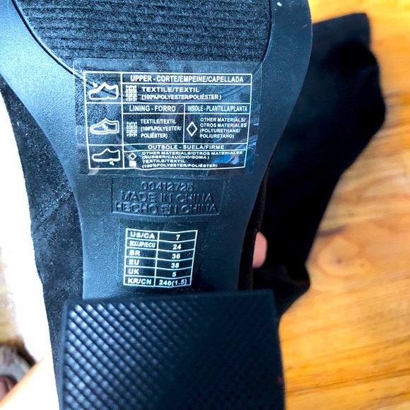 NWOT Forever 21 Faux Suede Over The Knee Boots - Picture 5 of 11